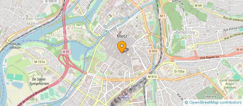 localisation de l'entreprise MARCOVAL  METZ