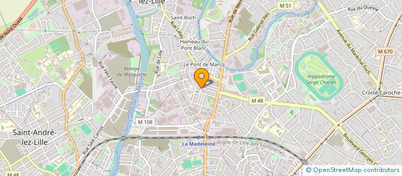 localisation de l'entreprise MARCQ à MARCQ-EN-BARŒUL