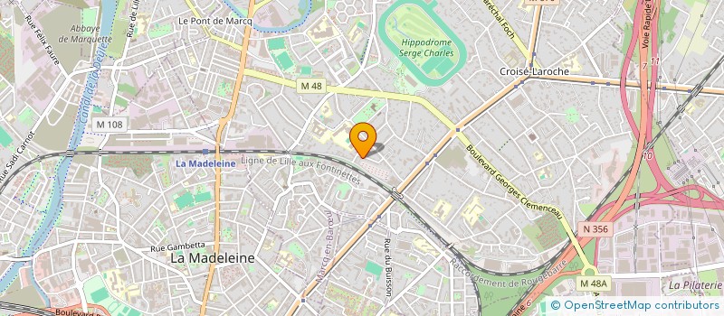 localisation de l'entreprise MARCQ  MARCQ-EN-BARUL