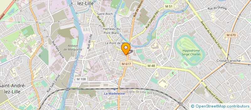 localisation de l'entreprise MARCQ PRIMEUR à MARCQ-EN-BARŒUL