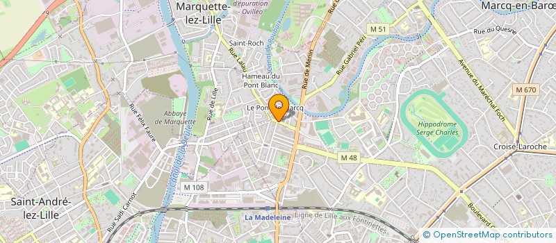 localisation de l'entreprise MARCQUOISE INVESTISSEMENT à MARCQ-EN-BARŒUL