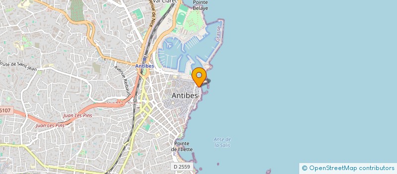 localisation de l'entreprise MARCUCCI-CHOILLOT  ANTIBES