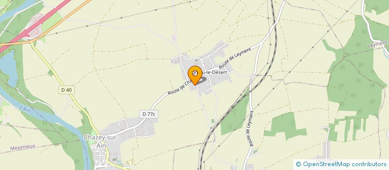 localisation de l'entreprise MARCUCCILLI TUYAUTERIE SOUDURE - MTS  CHAZEY-SUR-AIN