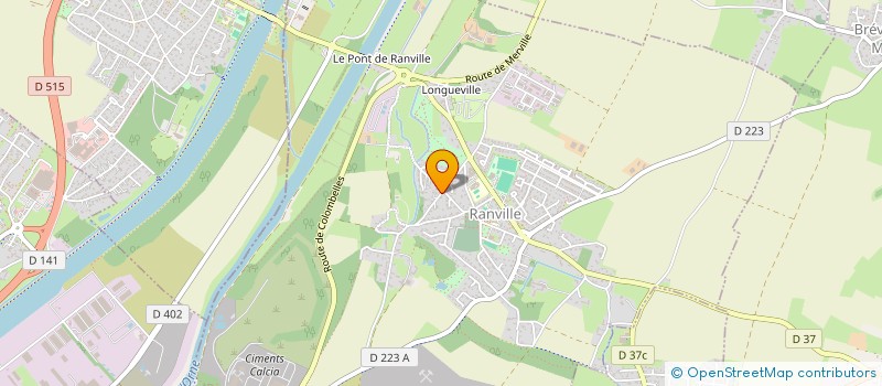 localisation de l'entreprise MARCUS à RANVILLE