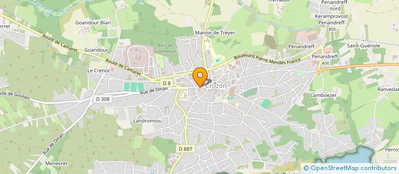 localisation de l'entreprise MARCUS CONCEPTION à CROZON