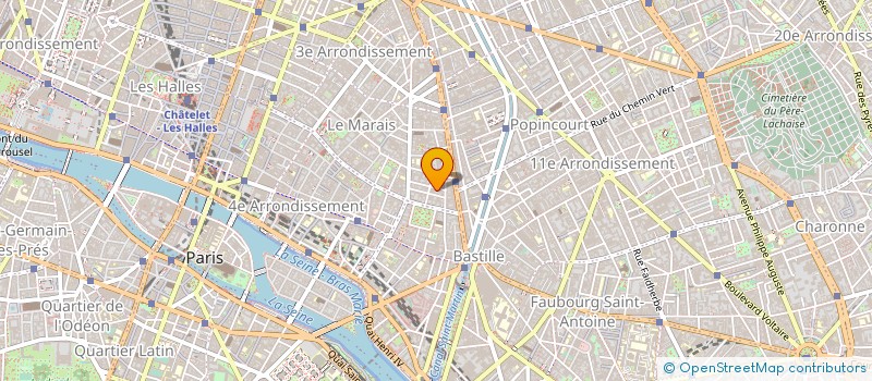 localisation de l'entreprise MARCUS ET COMPAGNIE à PARIS