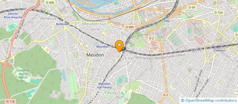 localisation de l'entreprise MARCUS SARL  MEUDON