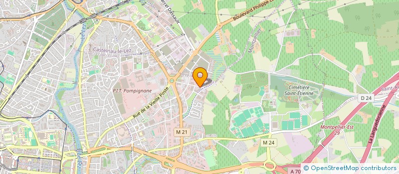 localisation de l'entreprise MARCY à MONTPELLIER