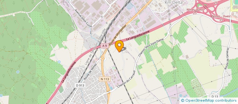 localisation de l'entreprise MARCY  MILHAUD