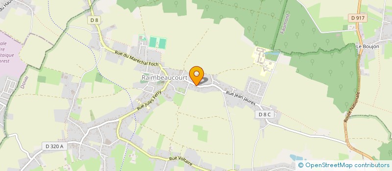 localisation de l'entreprise MARCY & JO  RAIMBEAUCOURT