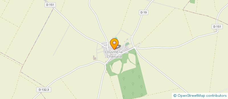localisation de l'entreprise MARDELET XAVIER ET GERALD à LOUVILLE-LA-CHENARD