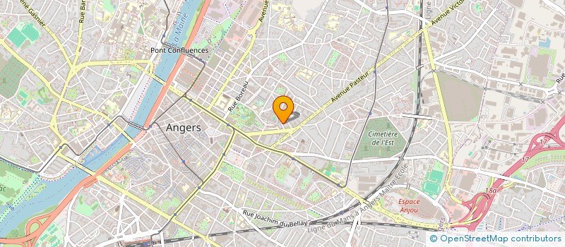 localisation de l'entreprise MARDIC à ANGERS