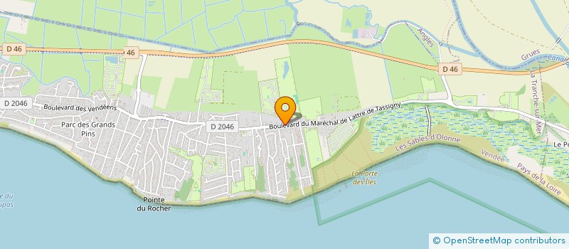 localisation de l'entreprise MARDIP à LES SABLES-D'OLONNE