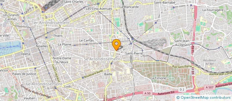 localisation de l'entreprise MARDIS à MARSEILLE