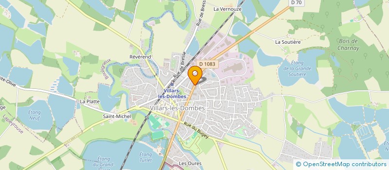 localisation de l'entreprise MARDJIANA DOMBES à VILLARS-LES-DOMBES