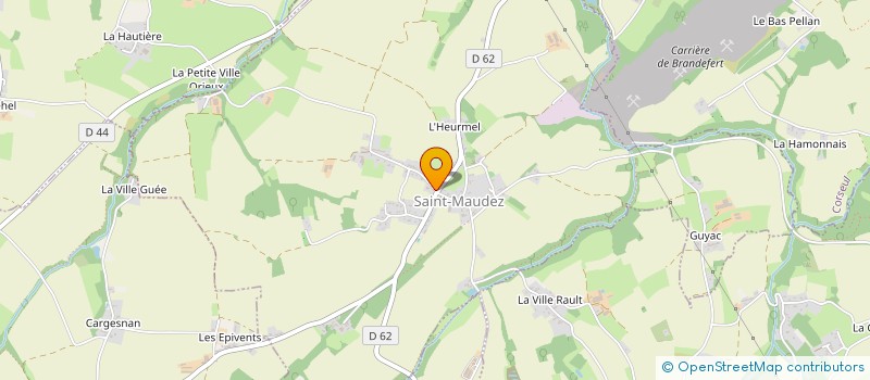 localisation de l'entreprise MARDON PEINTURE  SAINT-MAUDEZ