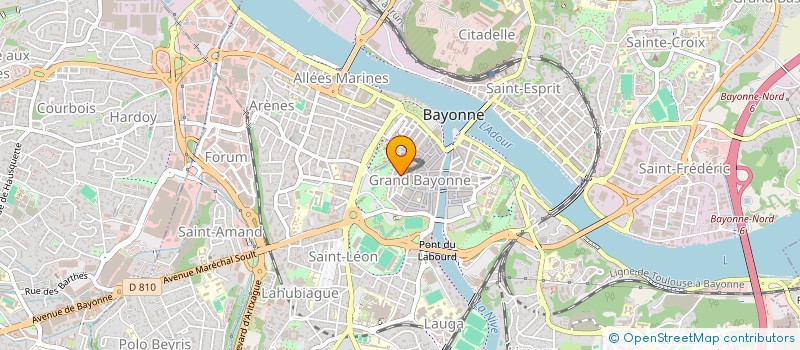 localisation de l'entreprise MARDREY à BAYONNE