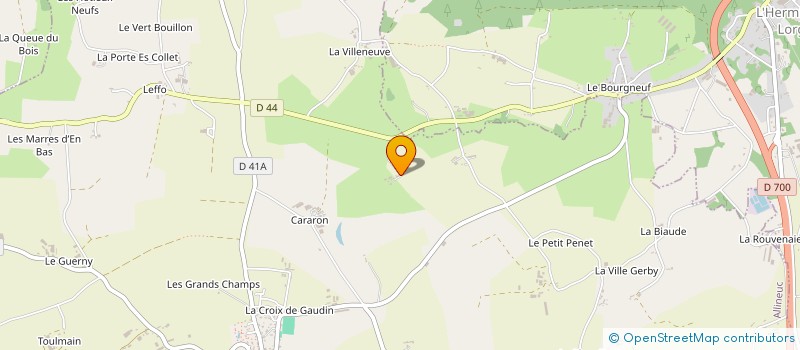 localisation de l'entreprise MARDUC  ALLINEUC