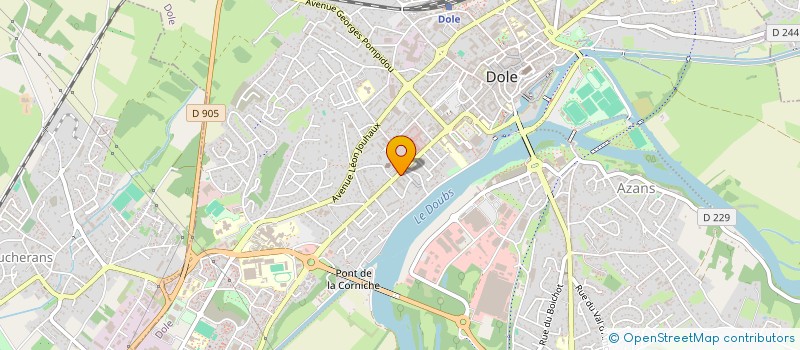 localisation de l'entreprise MARDUEL & FILS à DOLE