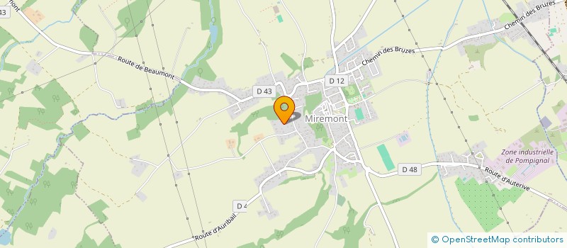 localisation de l'entreprise MARDY à MIREMONT