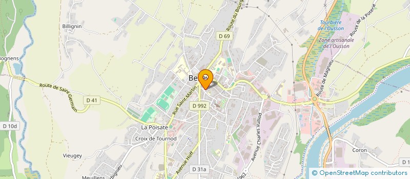 localisation de l'entreprise MARDY  BELLEY