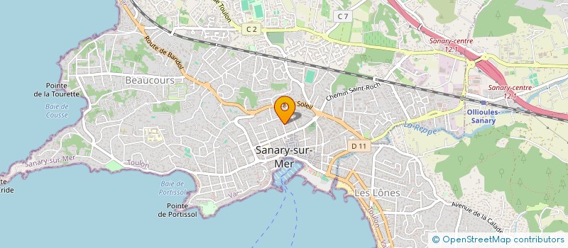 localisation de l'entreprise MARE à SANARY-SUR-MER