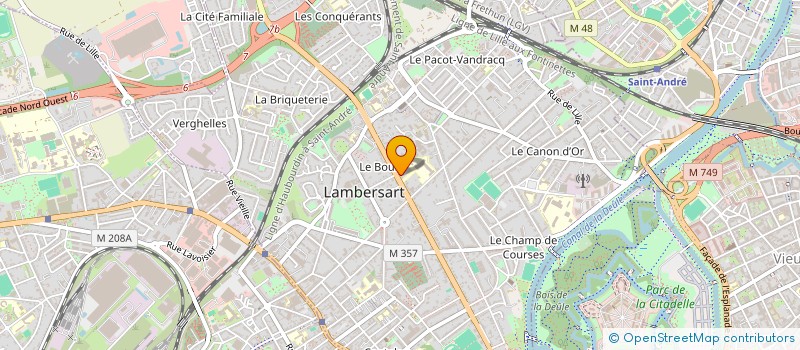 localisation de l'entreprise MARE E MONTI à LAMBERSART