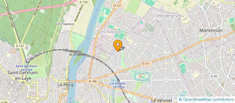 localisation de l'entreprise MARE ET CHAMPS  LE VESINET