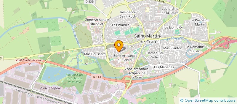 localisation de l'entreprise MARE FLUMINIS à SAINT-MARTIN-DE-CRAU