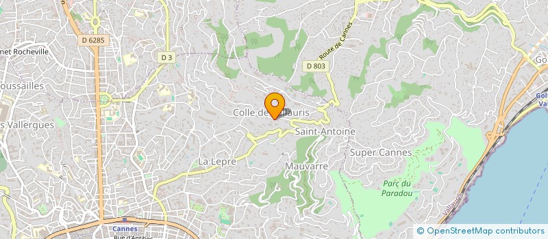 localisation de l'entreprise MARE INCOGNITUM à CANNES