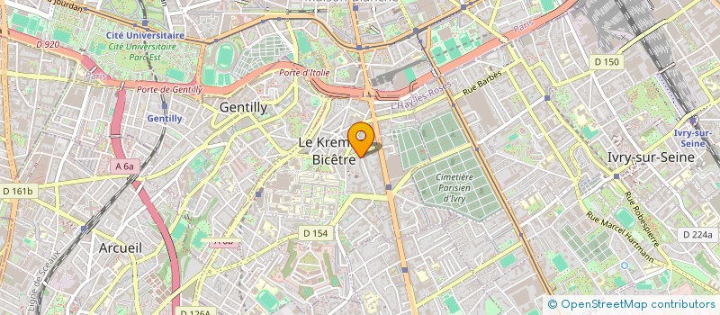 localisation de l'entreprise MARE & MARTIN à LE KREMLIN-BICETRE
