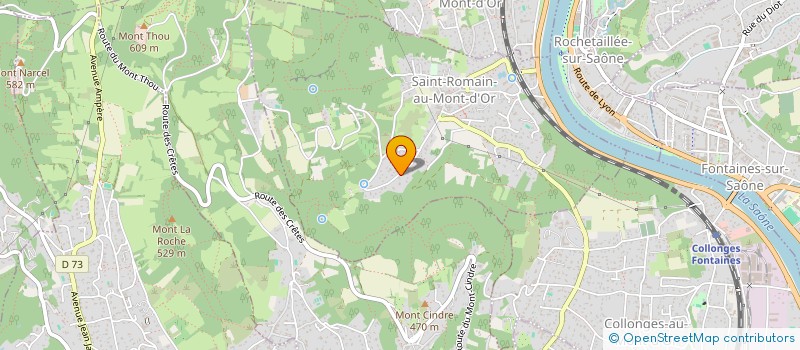 localisation de l'entreprise MARE NOSTRUM  SAINT-ROMAIN-AU-MONT-D'OR