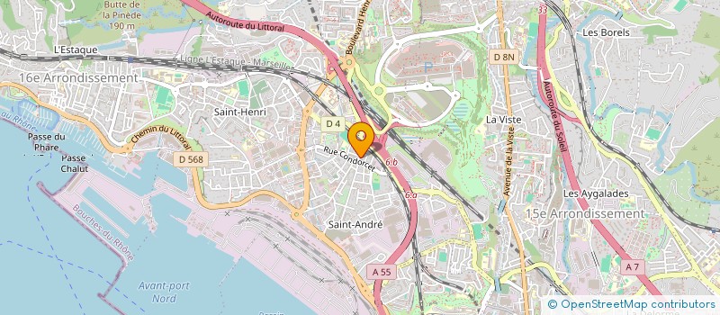 localisation de l'entreprise MARE NOSTRUM à MARSEILLE