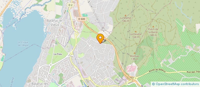 localisation de l'entreprise MARE NOSTRUM  BALARUC-LES-BAINS