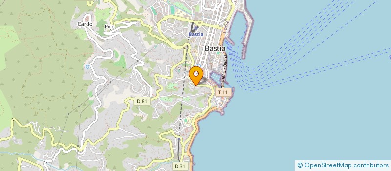 localisation de l'entreprise MARE NOSTRUM PROD à BASTIA