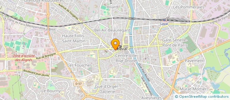 localisation de l'entreprise MAREA à LAVAL