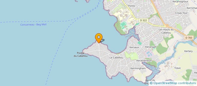 localisation de l'entreprise MAREA  CONCARNEAU