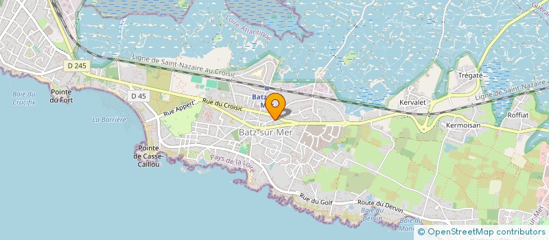 localisation de l'entreprise MAREA  BATZ-SUR-MER