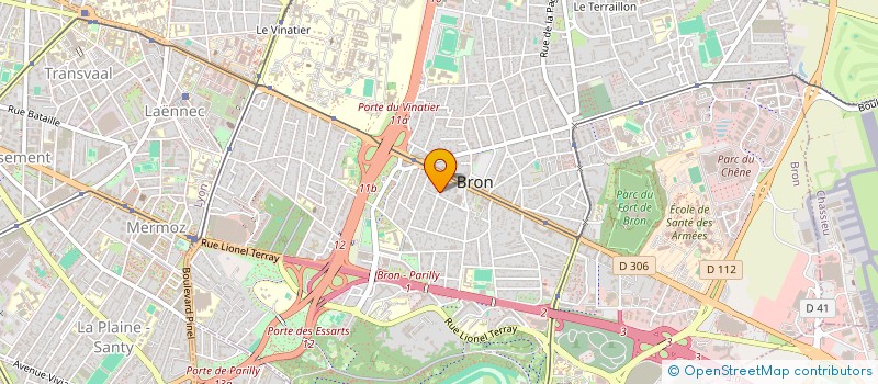 localisation de l'entreprise MAREAL à BRON