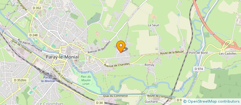 localisation de l'entreprise MAREANE  PARAY-LE-MONIAL