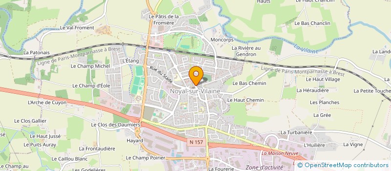 localisation de l'entreprise MAREAU - VINCENT  NOYAL-SUR-VILAINE