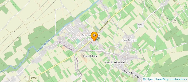 localisation de l'entreprise MAREAUZ'IDEES à MAREAU-AUX-PRES