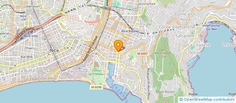 localisation de l'entreprise MAREBAT MACONNERIE REVETEMENT BATIMENT  NICE