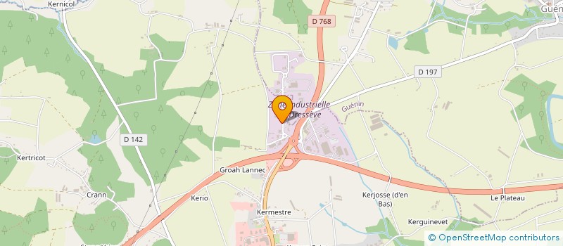 localisation de l'entreprise MAREBAUDIERE  BAUD