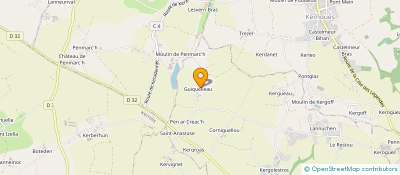 localisation de l'entreprise MAREC FAMILY  LE FOLGOET