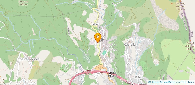 localisation de l'entreprise MARECA  MENTON