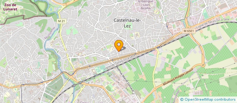 localisation de l'entreprise MARECAGE  CASTELNAU-LE-LEZ