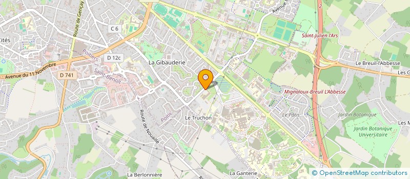 localisation de l'entreprise MARECAGE2026  POITIERS