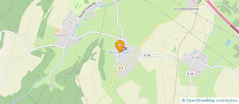 localisation de l'entreprise MARECHAL  WARNECOURT