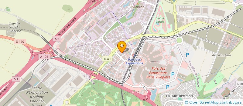 localisation de l'entreprise MARECHAL 93  AUBERVILLIERS